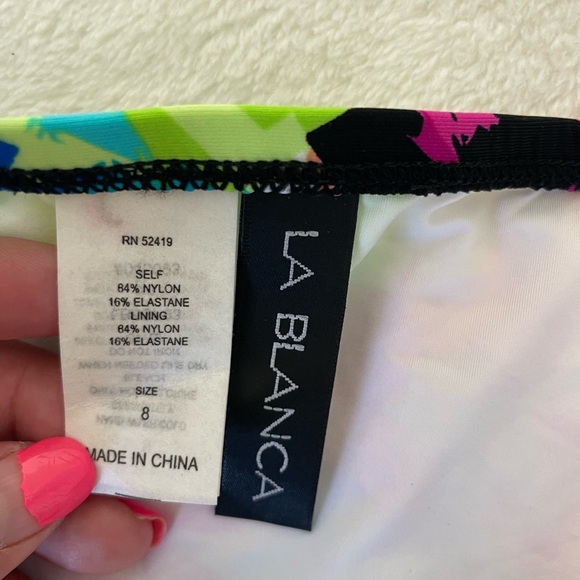 La Blanca Multicolor Floral Bikini Bottom - Picture 3 of 7